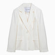 MARGAUX LONNBERG Classic White Single-Breasted Jacket for Women - SS24 Collection