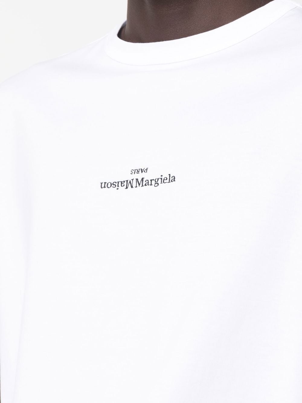 MAISON MARGIELA Distorted Logo T-Shirt - Size 48 IT