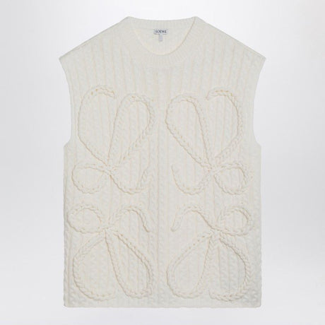 LOEWE Elegant Wool Waistcoat with Anagram Detail