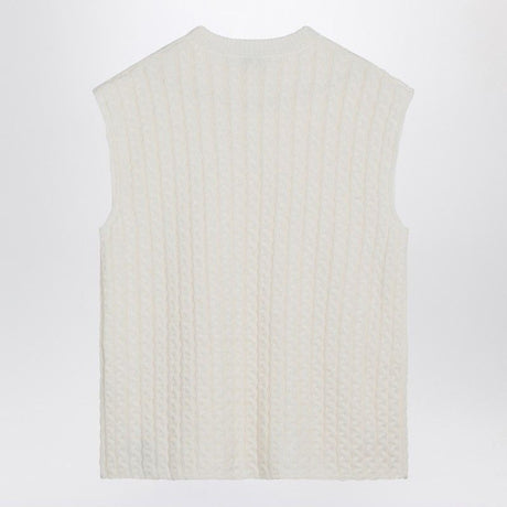 LOEWE Elegant Wool Waistcoat with Anagram Detail