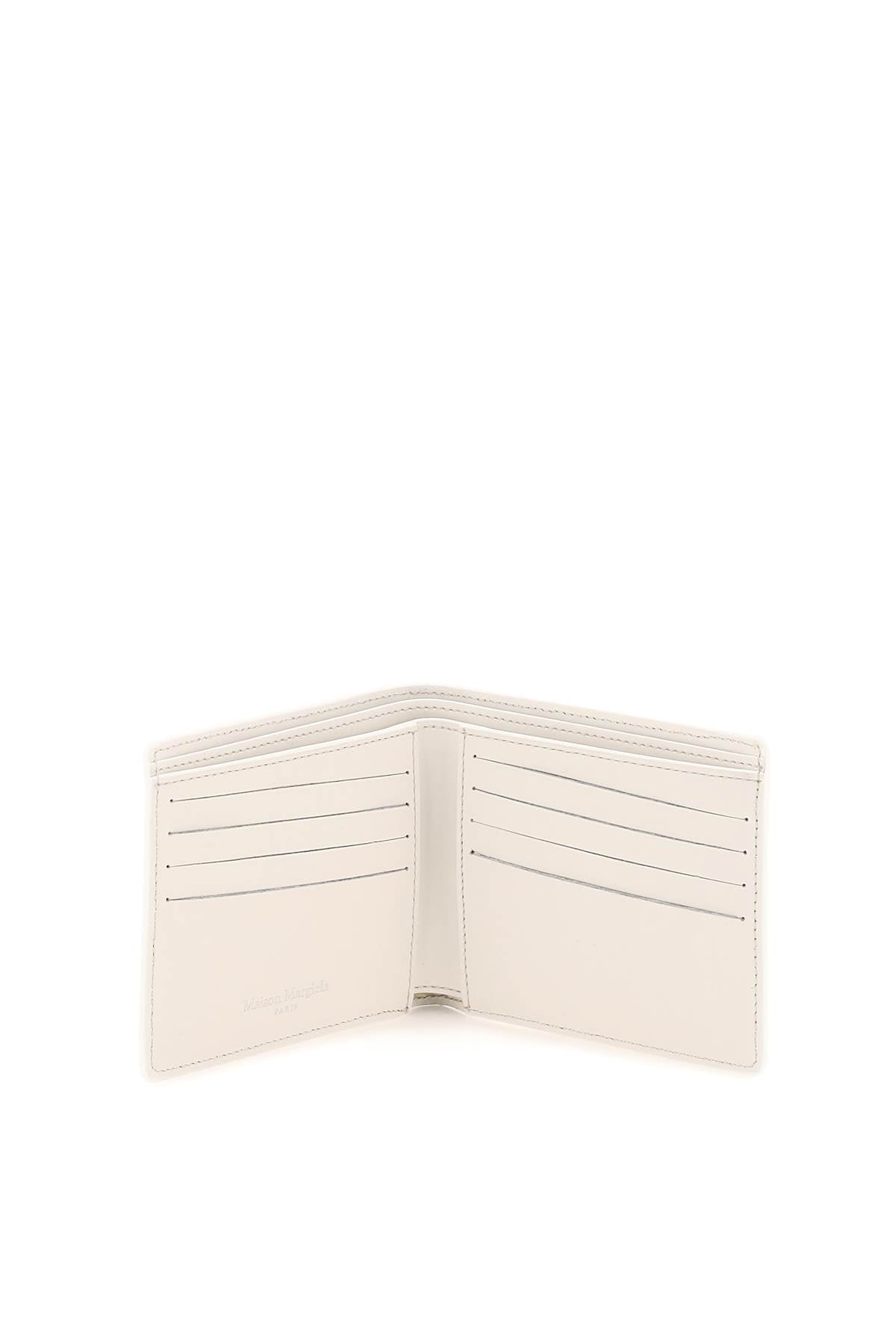 MAISON MARGIELA Grained Leather Mini Bi-Fold Wallet