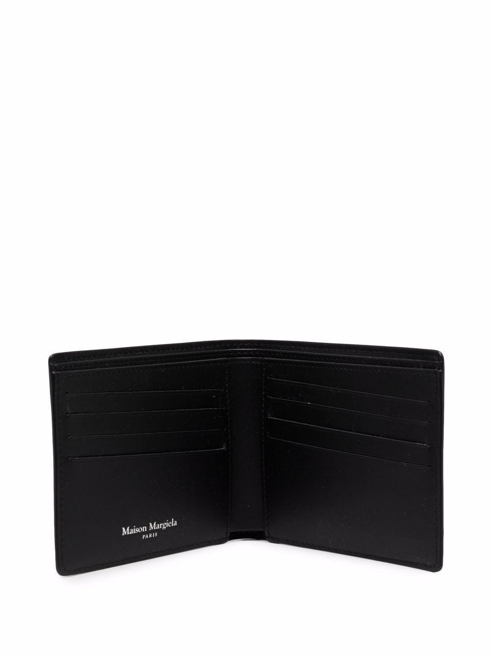 MAISON MARGIELA Grained Leather Mini Bi-Fold Wallet