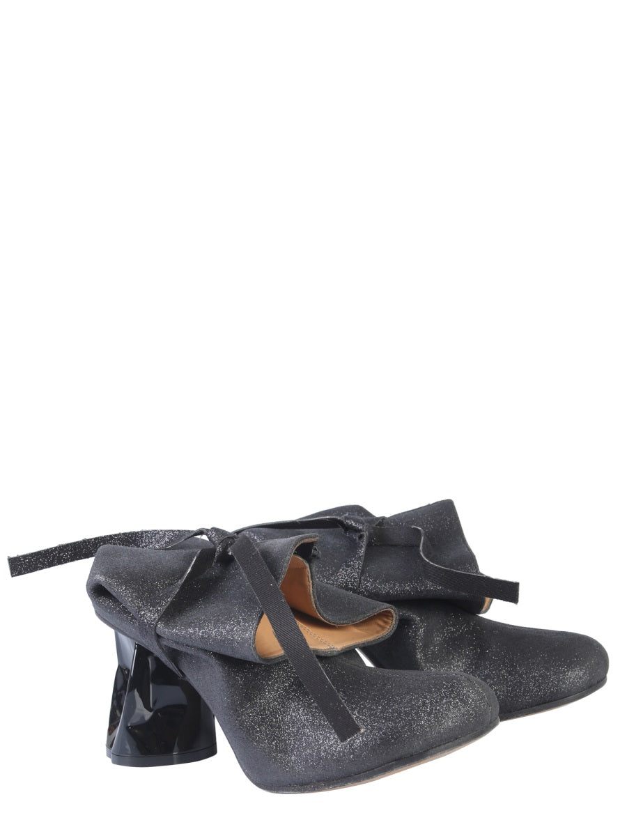 MAISON MARGIELA Elegant Crushed Heel Ankle Boots with Zip Closure - 8 cm Heel