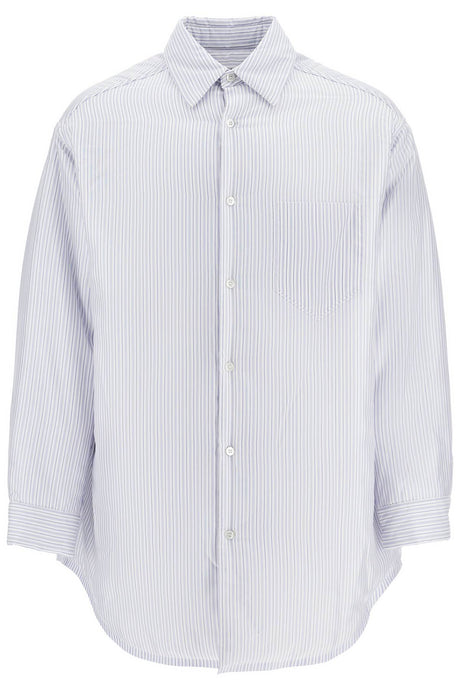 MAISON MARGIELA Oversized Striped Padded Overshirt - Size IT 46