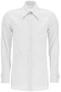 MAISON MARGIELA Pointed Collar Shirt with Rolled-Up Cuffs - Regular Fit