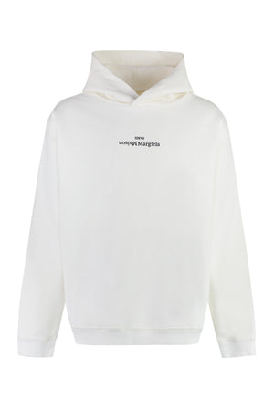 MAISON MARGIELA Ivory Hooded Sweatshirt for Women