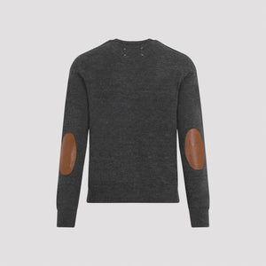 MAISON MARGIELA Crewneck Wool Sweater for Men - Cozy Elegance