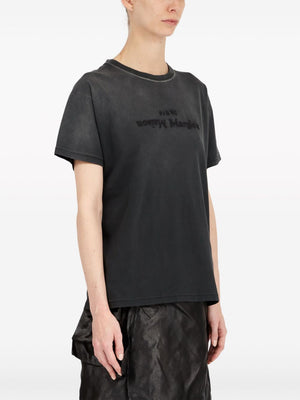 MAISON MARGIELA Reverse Logo Embroidered T-Shirt for Women in Grey for SS24