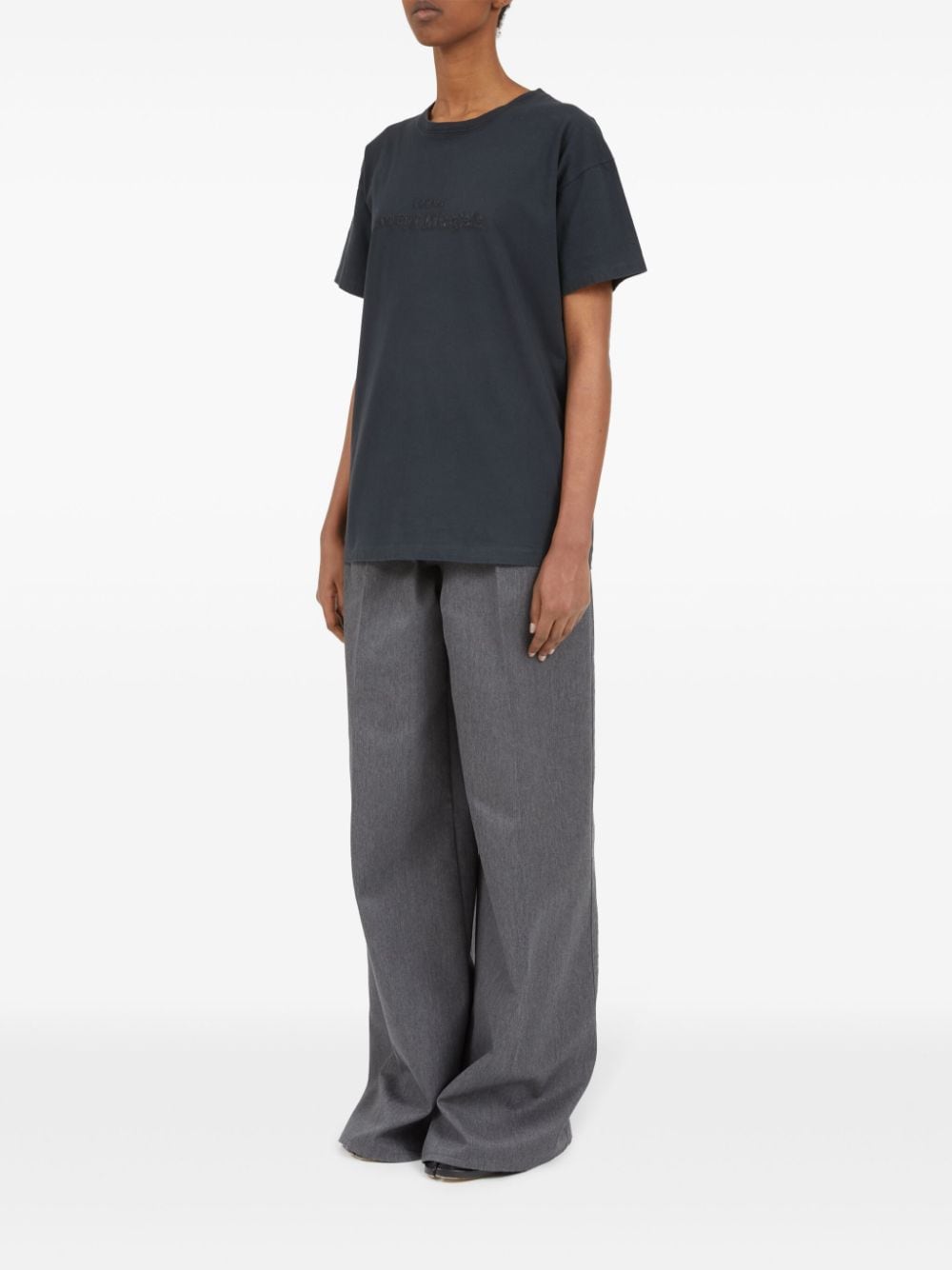 MAISON MARGIELA Cotton Logo T-Shirt for Women - FW24