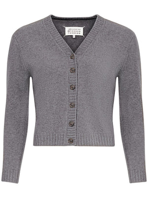 MAISON MARGIELA Luxurious Pure Wool Cardigan