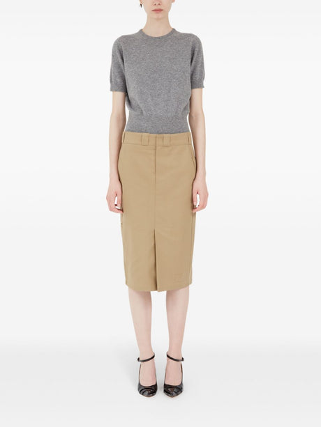 MAISON MARGIELA Chic Cotton Blend Midi Skirt for Women