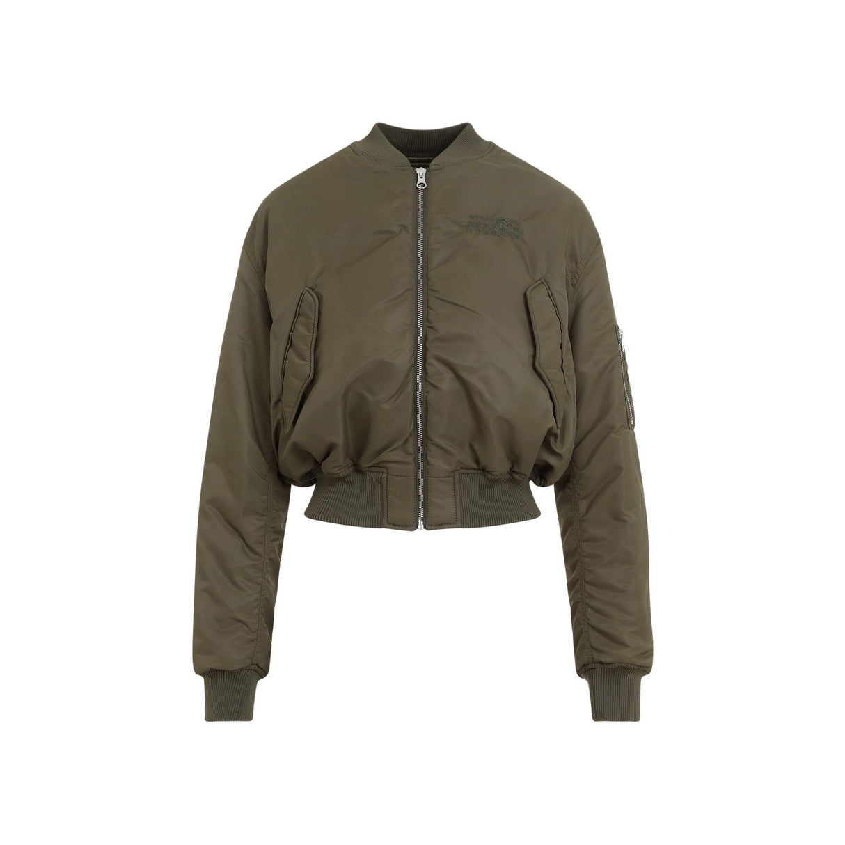 MM6 MAISON MARGIELA Emerald Polyamide Bomber Jacket