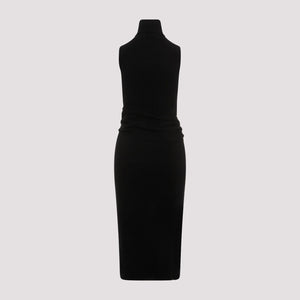 MM6 MAISON MARGIELA Elegant Midi Wool-Blend Dress