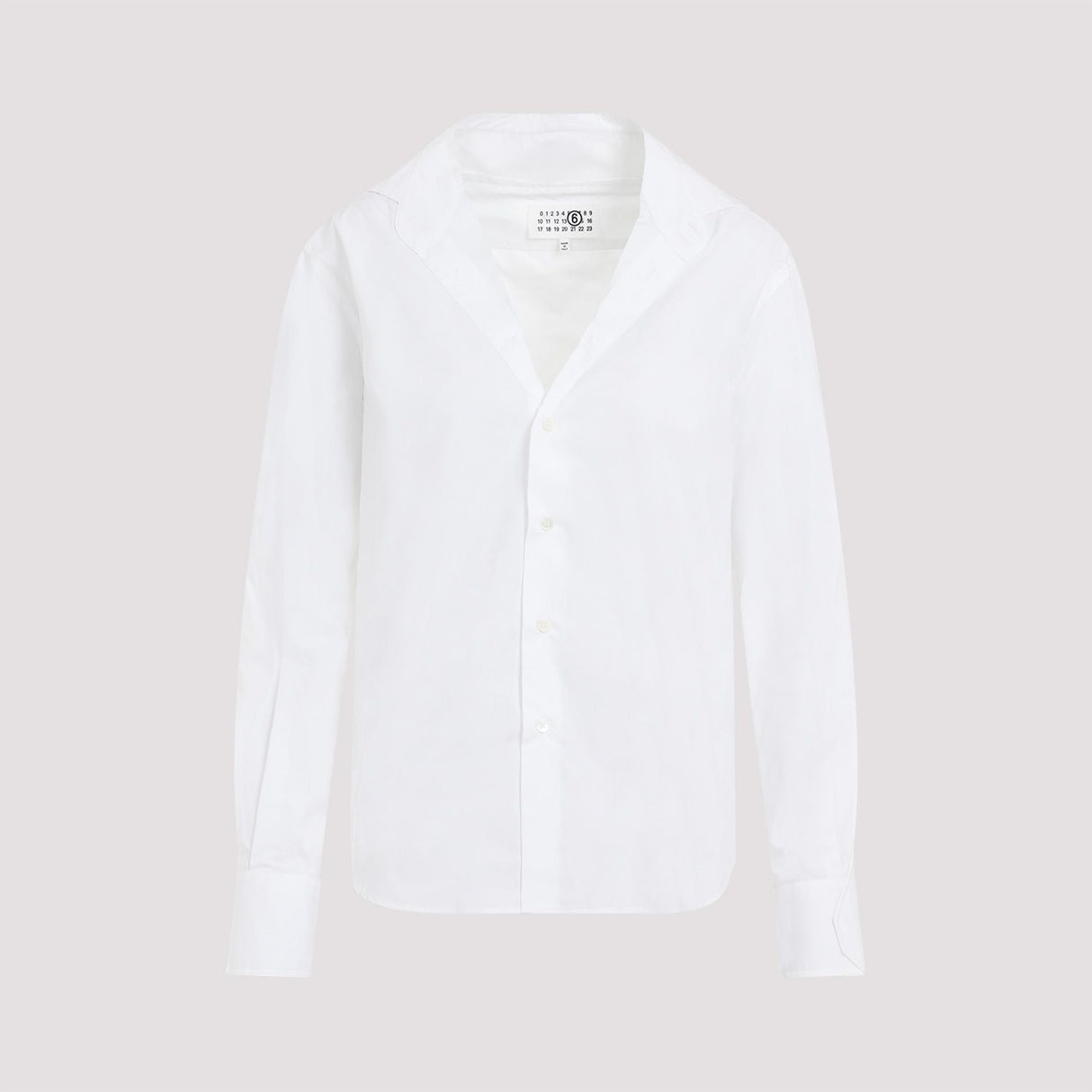 MM6 MAISON MARGIELA Elegant Pure Cotton White Shirt