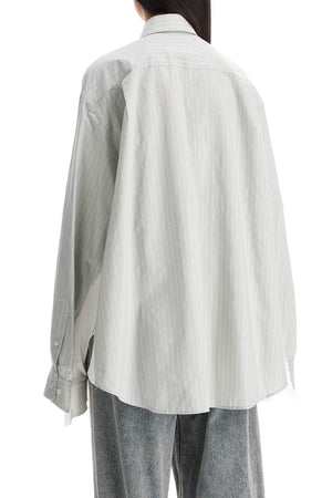 MM6 MAISON MARGIELA Oversized Layered Cotton Shirt - Size IT 40