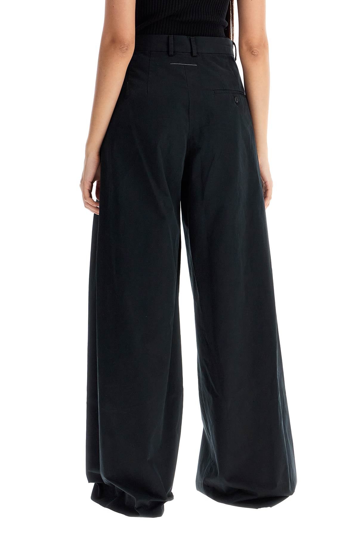 MM6 MAISON MARGIELA Elegant Wide-Legged Pleated Pants