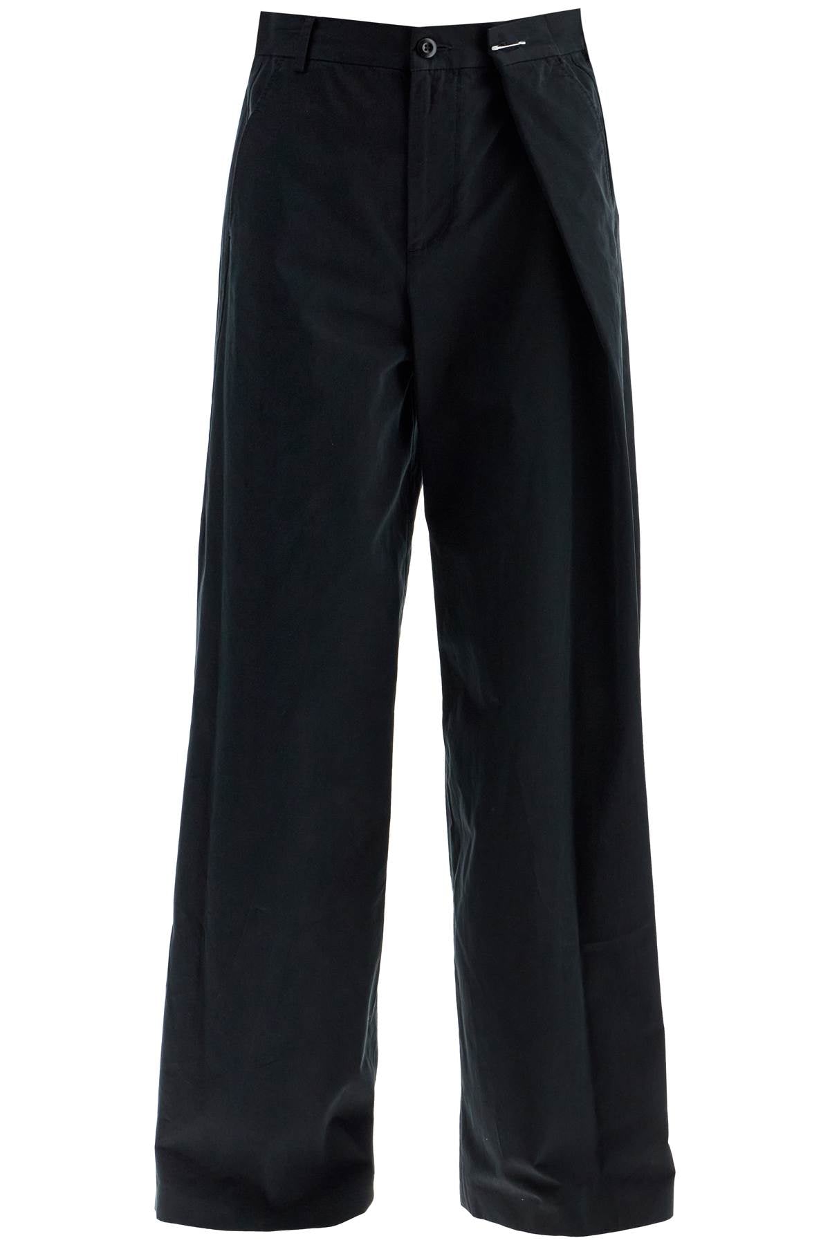 MM6 MAISON MARGIELA Elegant Wide-Legged Pleated Pants