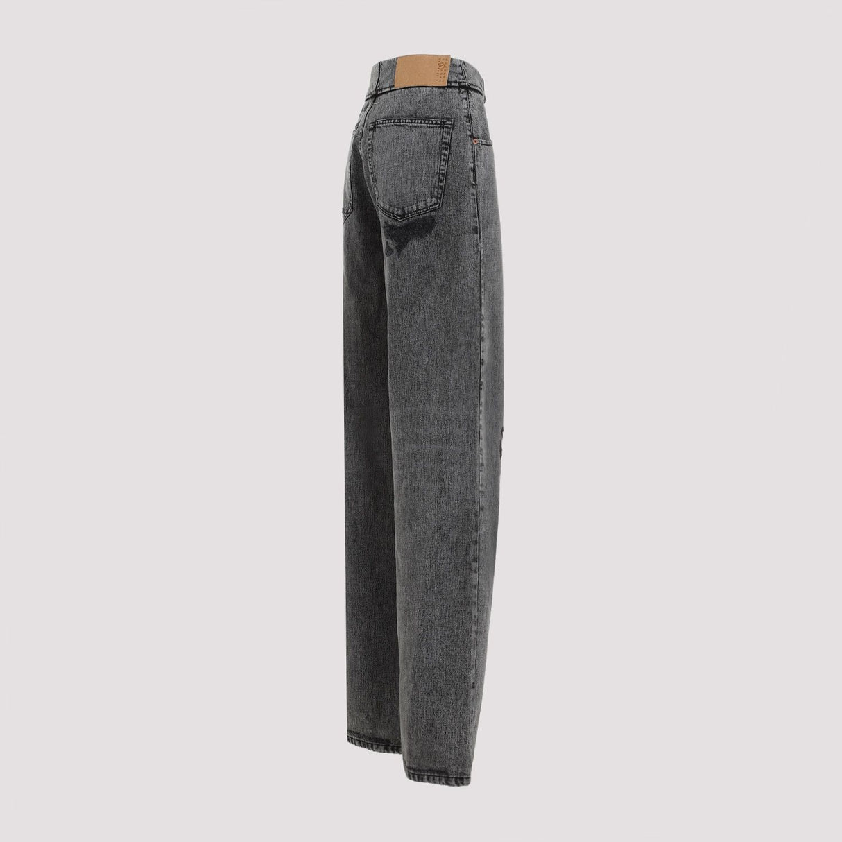 MM6 MAISON MARGIELA Elegant Black Cotton Jeans