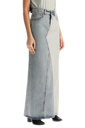 MM6 MAISON MARGIELA High-Waisted Maxi Denim Skirt Size 40