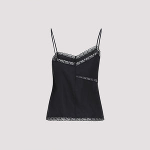 MM6 MAISON MARGIELA Silk Mini Top for Women - SS25 Collection