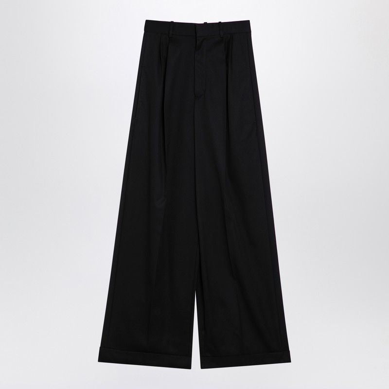 LOEWE High-Waisted Pleated Wide Trousers