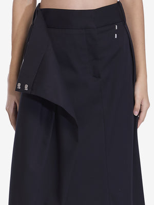 LOEWE Asymmetric High-Waist Wrap Skirt