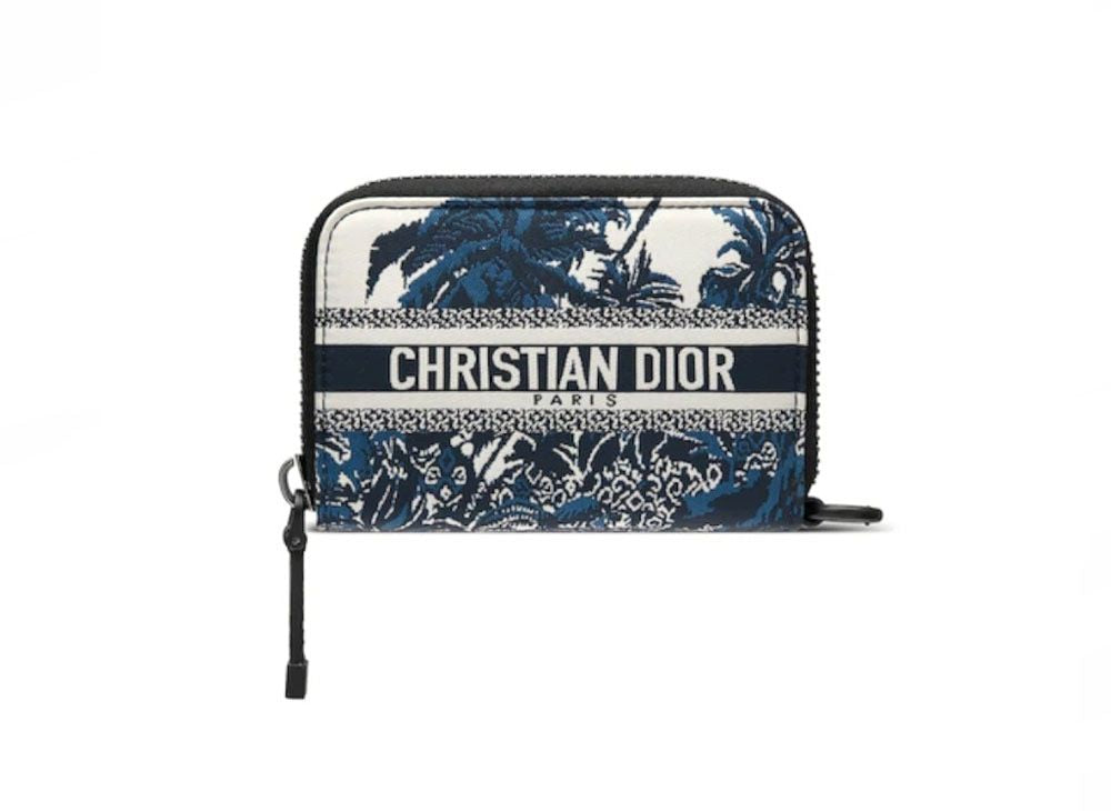 DIOR Blue Multi SS21 Travel Pouch Handbag for Women