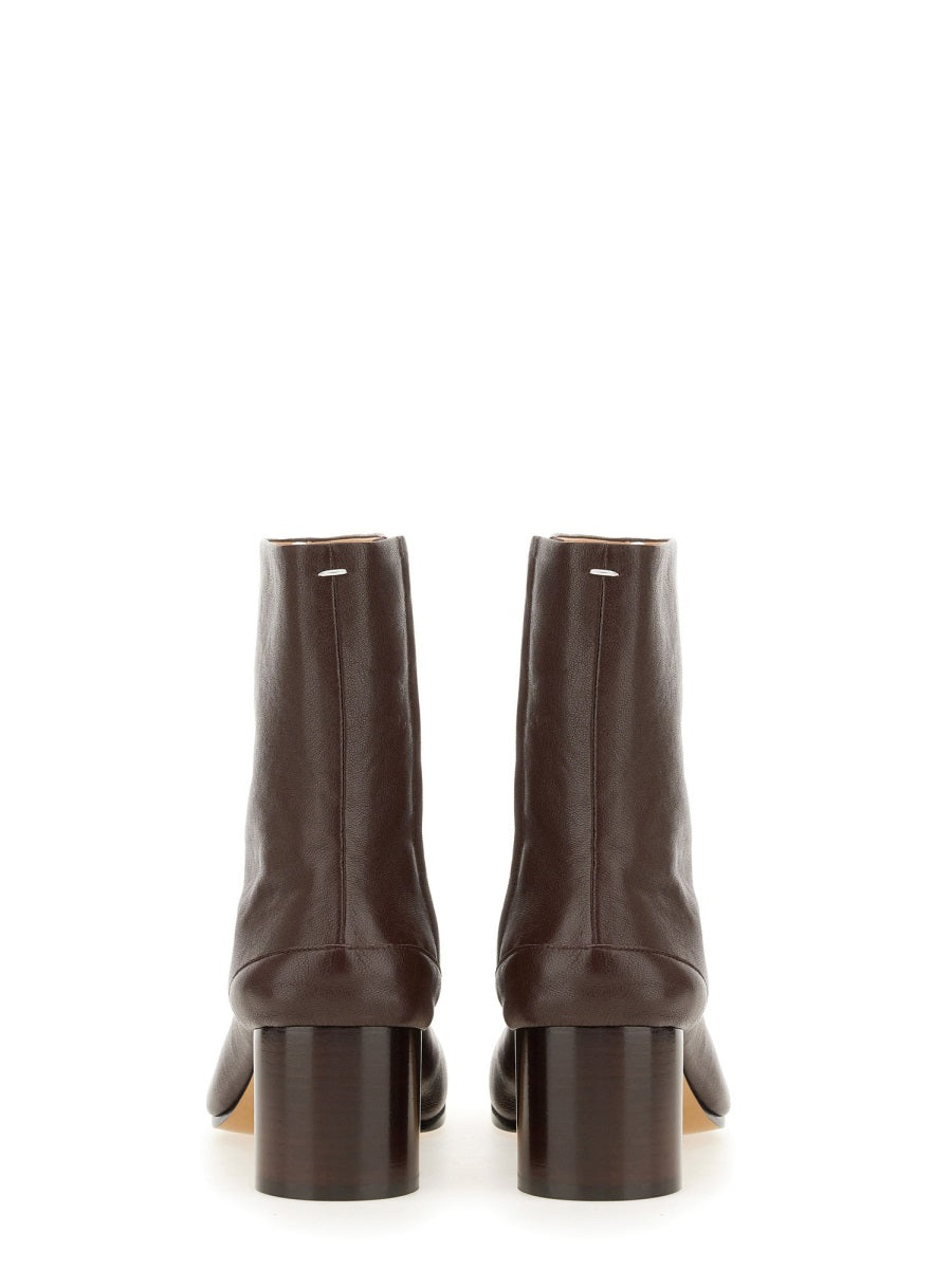 MAISON MARGIELA Sheepskin and Cowhide Tabi Boots for Women