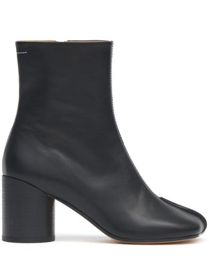 MM6 MAISON MARGIELA Stitch-Out Leather Boot - Women's Fashion Forward Footwear