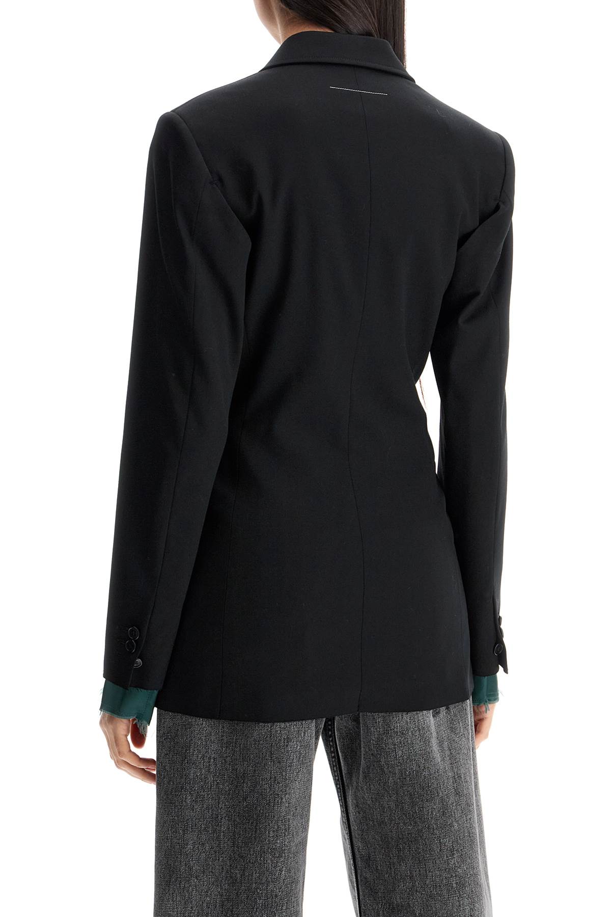 MM6 MAISON MARGIELA Layered Twill Blazer - Size IT 40