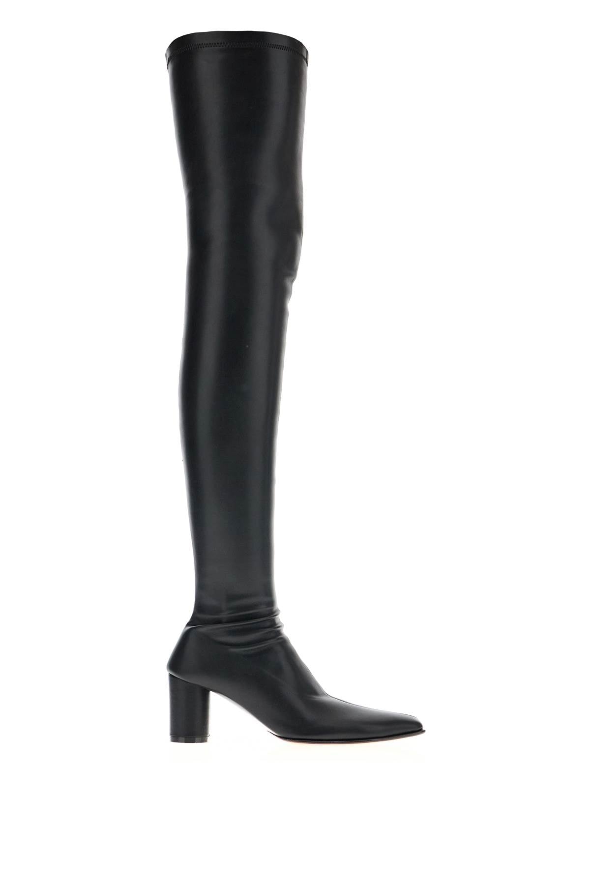 MM6 MAISON MARGIELA Thigh-High Stretch Leather Boots