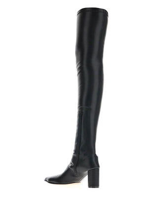 MM6 MAISON MARGIELA Thigh-High Stretch Leather Boots