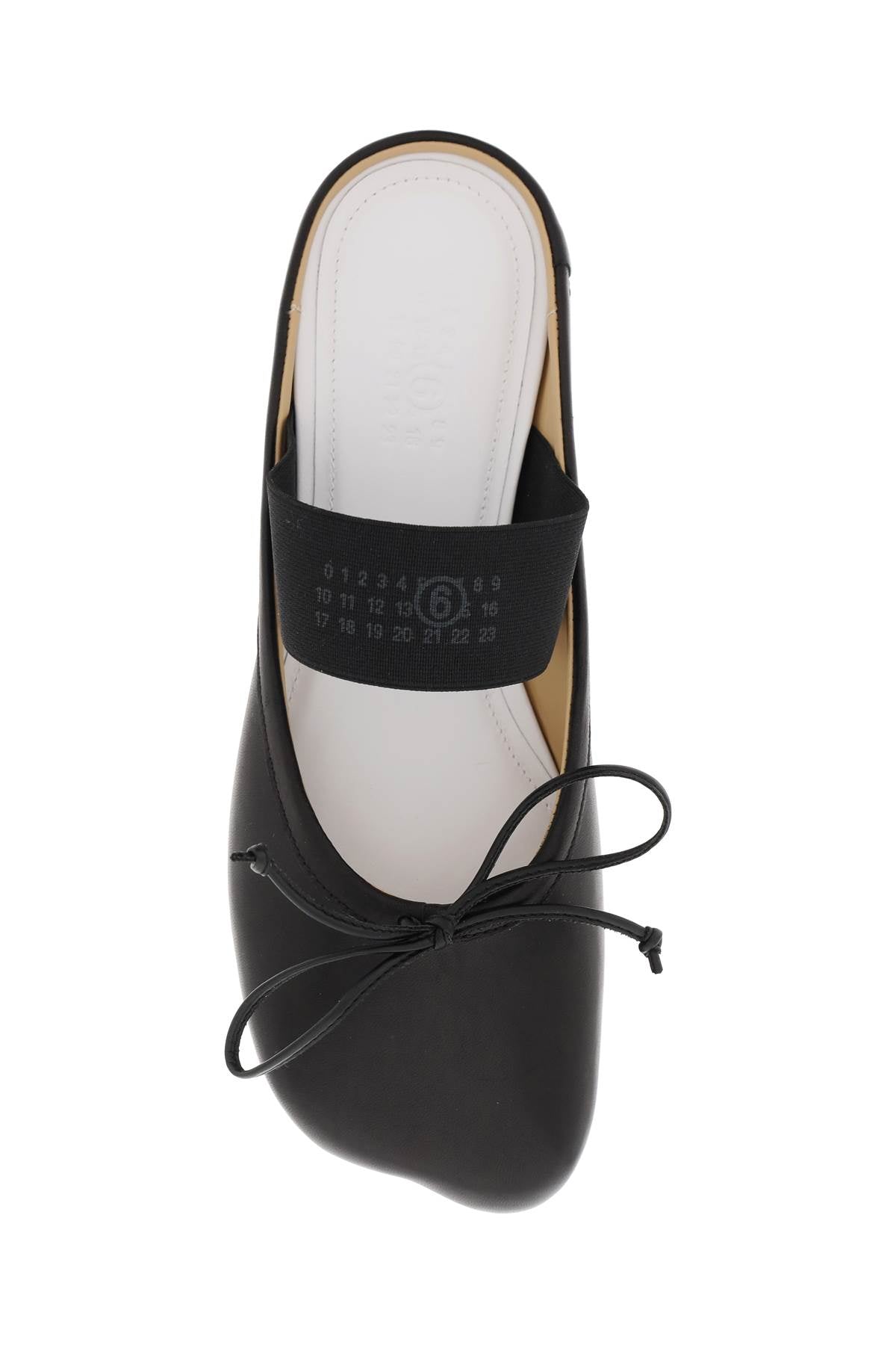 MM6 MAISON MARGIELA Anatomical Leather Ballerina Flats for Women