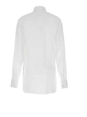 MAISON MARGIELA Classic White Shirt with Long Sleeves