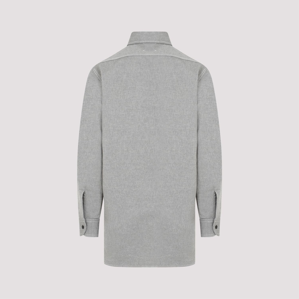 MAISON MARGIELA Gray Cotton Shirt for Men - SS24 Collection