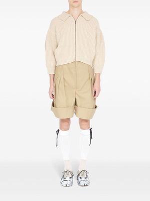 MAISON MARGIELA Mini Wide-Cut Zip Cardigan