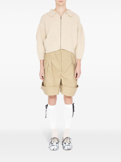 MAISON MARGIELA Mini Wide-Cut Zip Cardigan