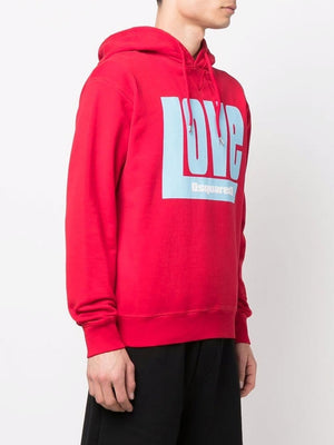 DSQUARED2 22FW Men's Red Hoodie