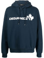 DSQUARED2 Navy Blue Sweatshirt for Men - SS23 Collection