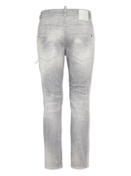 DSQUARED2 Contemporary Grey Five-Pocket Pants