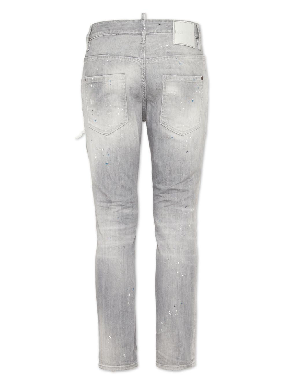 DSQUARED2 Men's Distressed Mini Logo Skinny Jeans