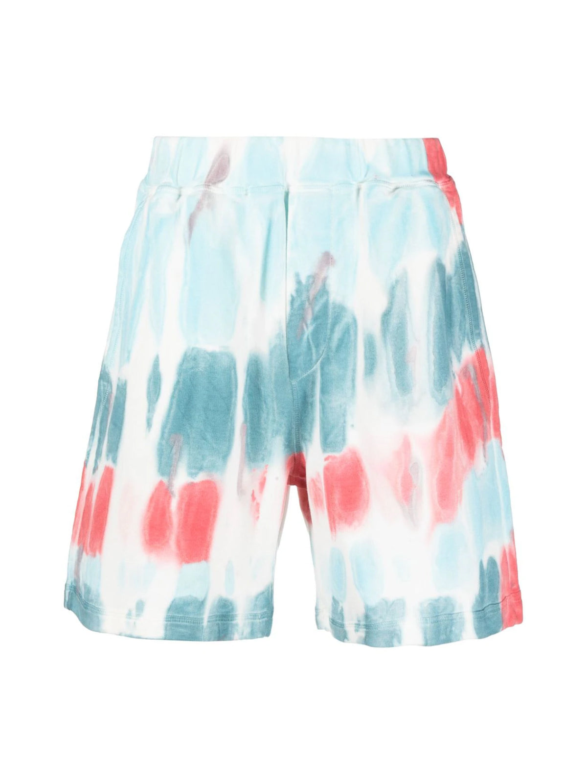 DSQUARED2 Relaxed Fit Tie-Dye Shorts in Multi-Color