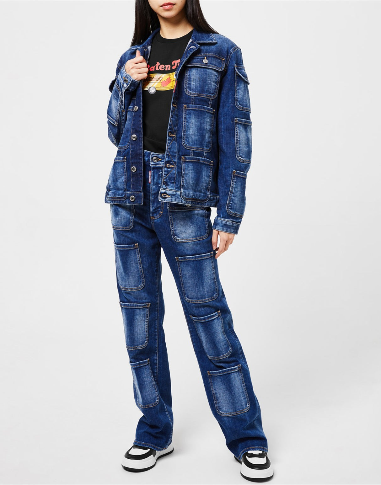 DSQUARED2 Women's Tactical Denim Jacket