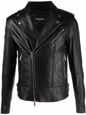 DSQUARED2 Men's Black 24SS Jacket - All-Season Fashion Staple