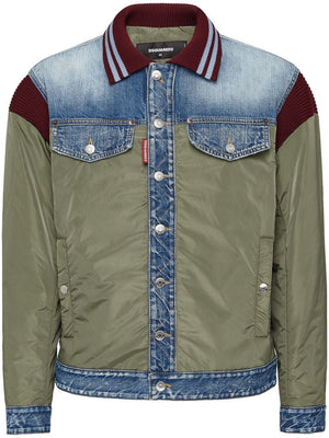 DSQUARED2 Olive Green Sports Jacket