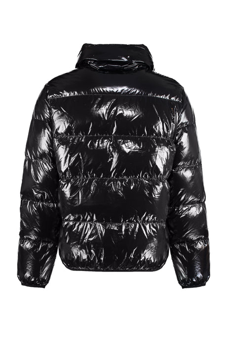 DSQUARED2 Glossy Nylon Down Jacket with Pockets for Men