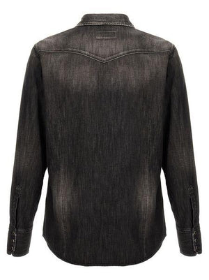 DSQUARED2 Classic Western Men's Black Shirt