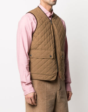 DSQUARED2 Reversible Quilted Vest Jacket for Men