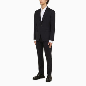 DSQUARED2 Dark Grey Single-Breasted Wool Suit for Men