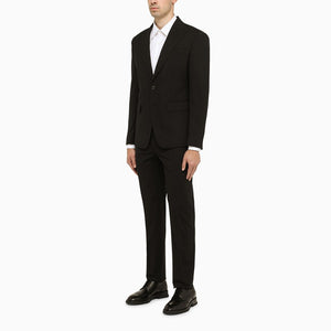 DSQUARED2 Dark Grey Single-Breasted Wool Suit for Men